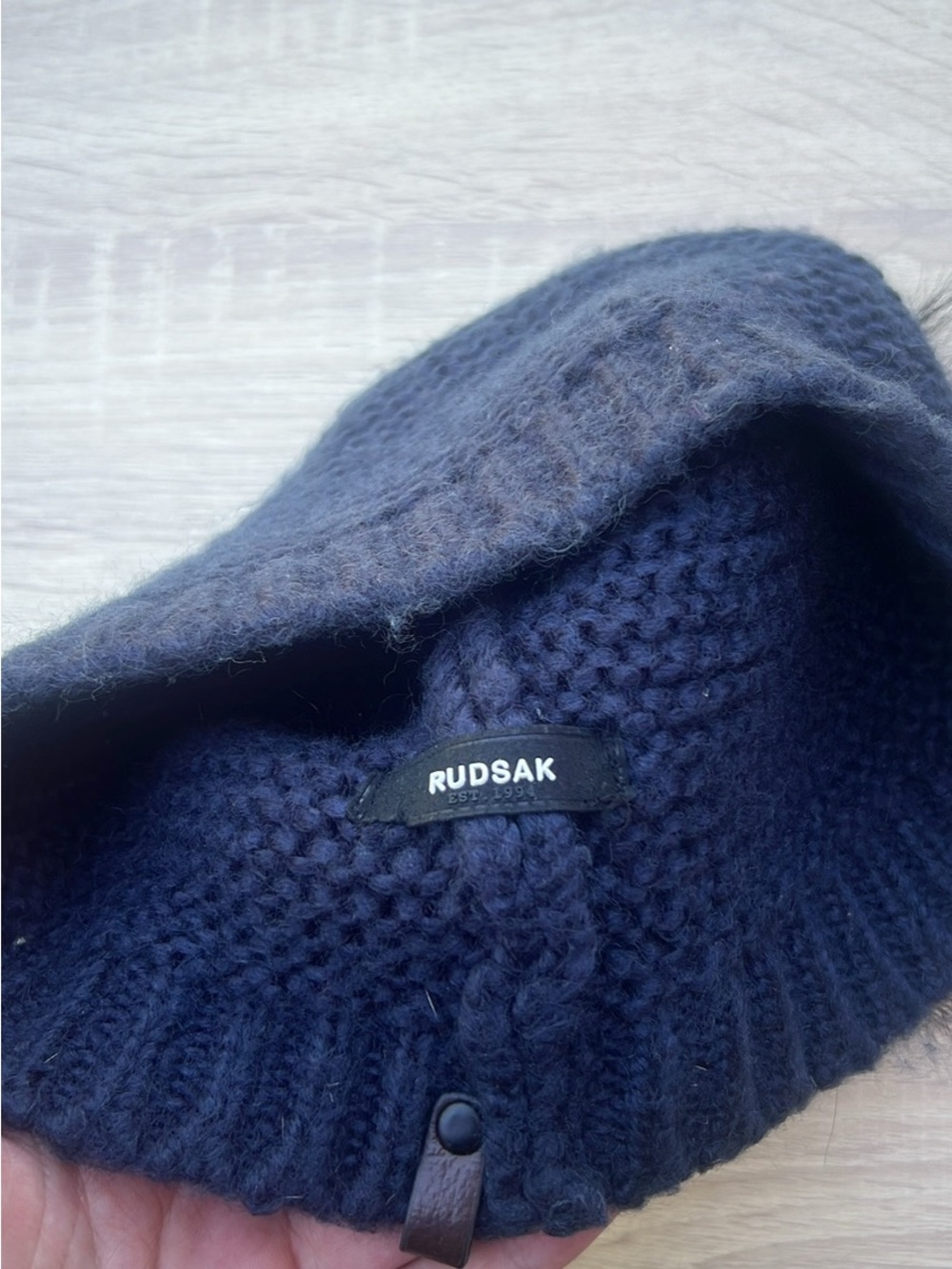 RUDSAK Dark Blue Knit Beanie - Picture 2 of 2